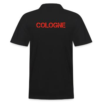 Cologne Köln Kölle - Men's Polo Shirt - black - Back - Kai (181cm)