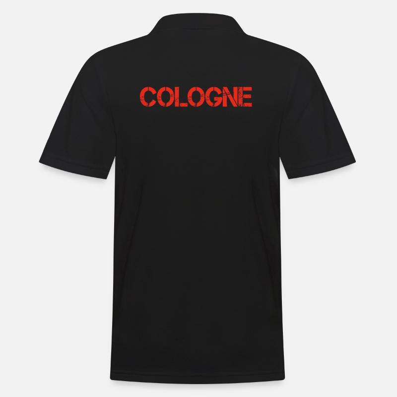 Cologne Köln Kölle - Männer Poloshirt - Schwarz