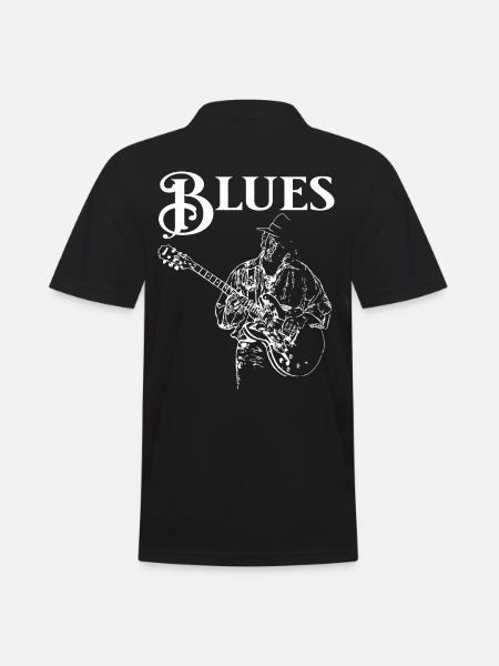 Blues Music - Men's Polo Shirt - black