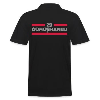 Gümüshane 29 Turquie Turkiye cadeau vacances TR - Polo Homme - noir - Dos - Kai (181cm)