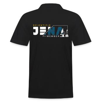 Jena Scientific Member - Men's Polo Shirt - black - Back - Kai (181cm)