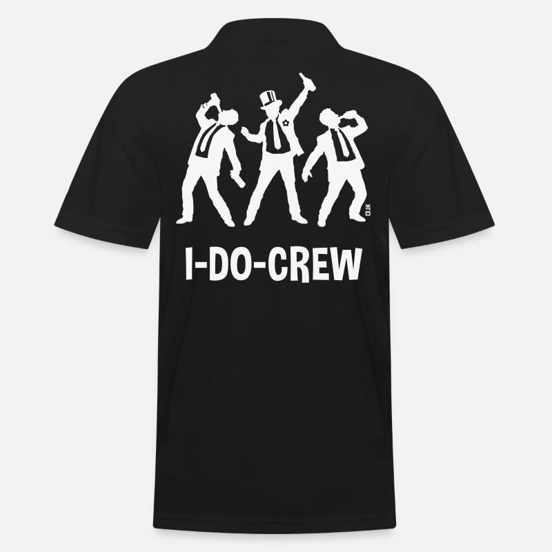 I-Do-Crew (JGA / Junggesellenabschied / Bier / W) - Männer Poloshirt - Schwarz