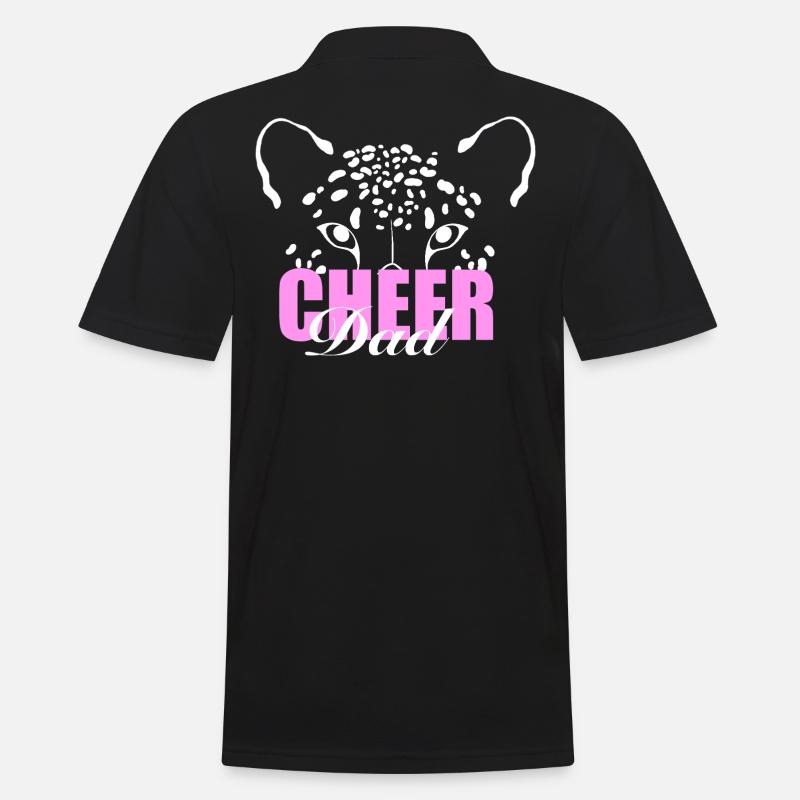 Cheer Dad - Männer Poloshirt - Schwarz