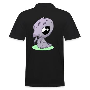 Dragon kawaii - Polo Homme - noir - Dos - Kai (181cm)