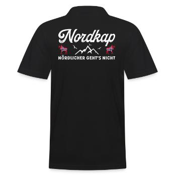 Norvège Norvège Norvège Orignal Norvège Drapeau Cap Nord - Polo Homme - noir - Dos - Kai (181cm)