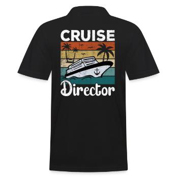 Kreuzfahrt Kreuzfahrtdirektor Directeur de croisière - Polo Homme - noir - Dos - Kai (181cm)