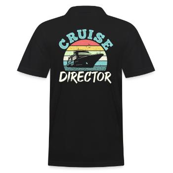 Kreuzfahrt Kreuzfahrtdirektor Directeur de croisière - Polo Homme - noir - Dos - Kai (181cm)