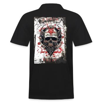 Death Metal Heavy Rock Musique - Polo Homme - noir - Dos - Kai (181cm)