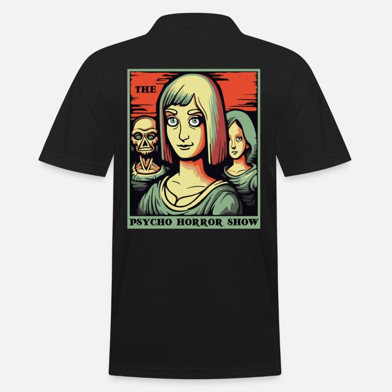 Die Psycho-Horror-Show - Männer Poloshirt - Schwarz