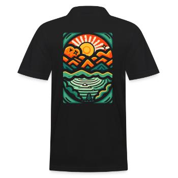 L’incarnation de la nature - Polo Homme - noir - Dos - Kai (181cm)