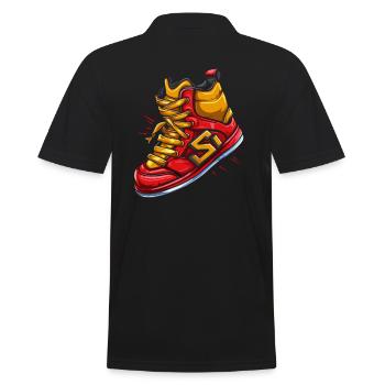 Baskets de dessin animé - Polo Homme - noir - Dos - Kai (181cm)
