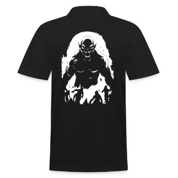 Créature d’horreur apocalyptique semblable à Armageddon - Polo Homme - noir - Dos - Kai (181cm)
