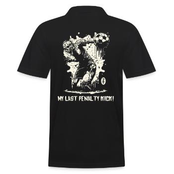 Ma dernière pénalité : Zombie Soccer - Polo Homme - noir - Dos - Kai (181cm)