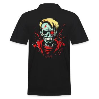Bienvenue dans les années 80 avec les zombies - Polo Homme - noir - Dos - Kai (181cm)