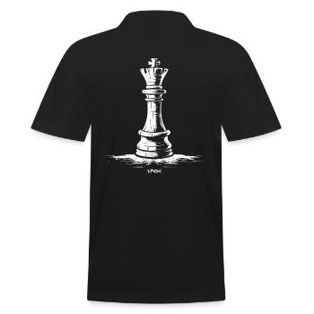 Roi des échecs - Polo Homme - noir - Dos - Kai (181cm)
