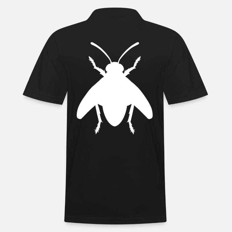 Super coole Fliege - Männer Poloshirt - Schwarz