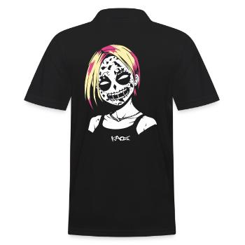 Crazy Alternative Anime Girl - Polo Homme - noir - Dos - Kai (181cm)