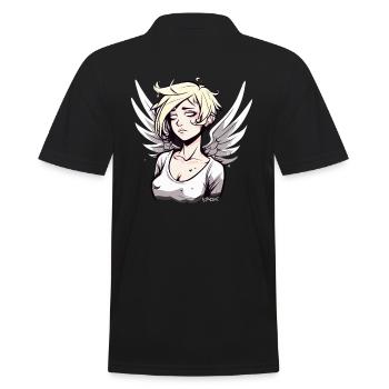 Anime alternatif Angel Girl - Polo Homme - noir - Dos - Kai (181cm)