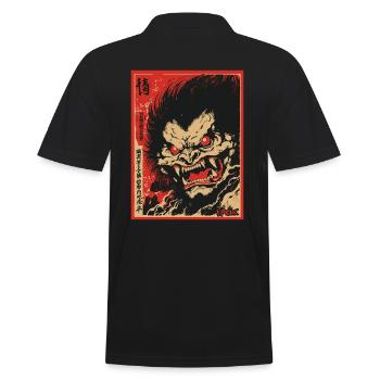 Parodie Japonais Yokai Fantasy Film - Polo Homme - noir - Dos - Kai (181cm)