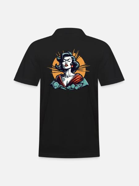 Strict Mother Nature - Men's Polo Shirt - black