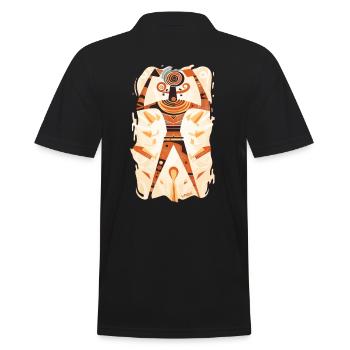 Culture ancienne : peintures rupestres - Polo Homme - noir - Dos - Kai (181cm)
