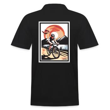 The loneliness of the racing cyclist - Men's Polo Shirt - black - Back - Kai (181cm)