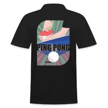 Ping Pong - Polo Homme - noir - Dos - Kai (181cm)