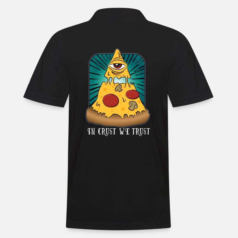 Dans Crust We Trust - Polo Homme - noir