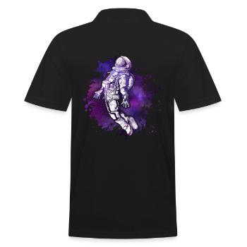 Cosmonaute Univers cosmonaute - Polo Homme - noir - Dos - Kai (181cm)