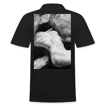 Lovers - Men's Polo Shirt - black - Back - Kai (181cm)