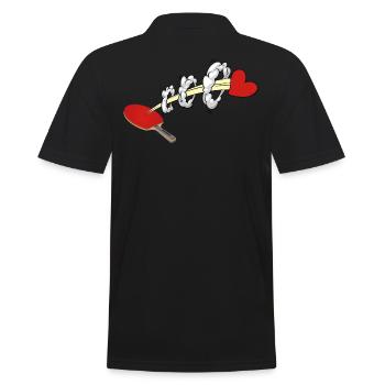 tennis de table tennis de table bat ping pong - Polo Homme - noir - Dos - Kai (181cm)