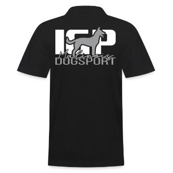 IGP Malinois Dogsport Hundesport Hunde Wilsigns - Männer Poloshirt - Schwarz - Hinten - Kai (181cm)