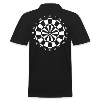 fléchettes fléchettes - Polo Homme - noir - Dos - Kai (181cm)