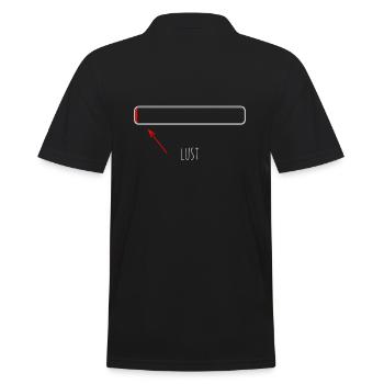 No desire - Men's Polo Shirt - black - Back - Kai (181cm)