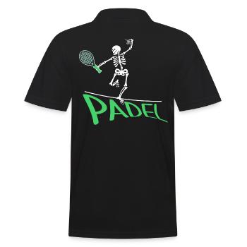 padel tennis paddle padel joueur padeltennis padel - Polo Homme - noir - Dos - Kai (181cm)