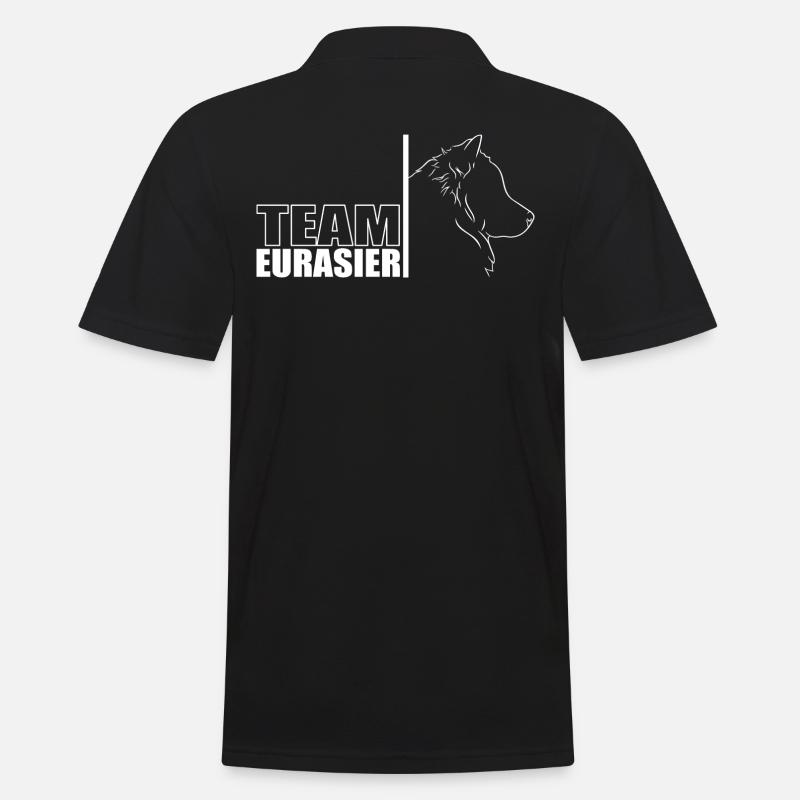 TEAM Eurasier Chien Chien Wilsigns - Polo Homme - noir