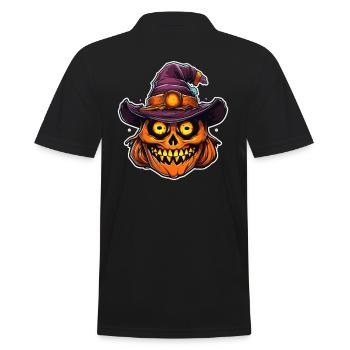 Design d’Halloween effrayant pour la prochaine fête - Polo Homme - noir - Dos - Kai (181cm)