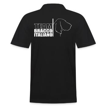 TEAM Bracco Italiano Chien Chien Wilsigns - Polo Homme - noir - Dos - Kai (181cm)