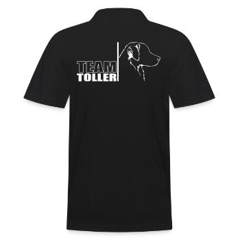 TEAM Great Dog Dog Retriever Wilsigns - Men's Polo Shirt - black - Back - Kai (181cm)