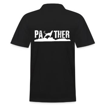 Inscription panthère - Polo Homme - noir - Dos - Kai (181cm)