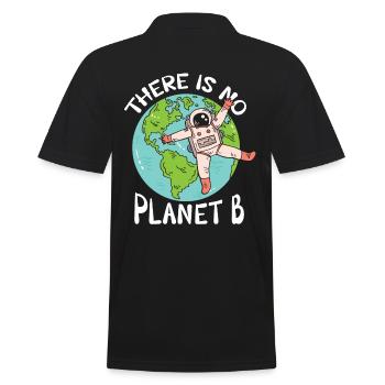 Il n’y a pas de Conception Planet-b pour le changement climatique - Polo Homme - noir - Dos - Kai (181cm)