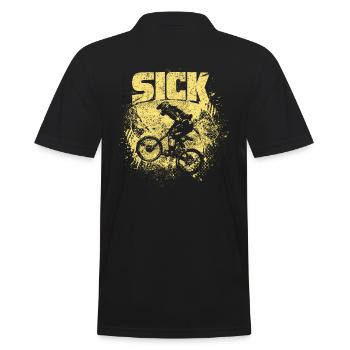 Conception de cycliste malade pour les cyclistes ou - Polo Homme - noir - Dos - Kai (181cm)