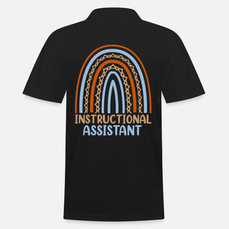 Conception d’assistant d’enseignement pour l’enseignement - Polo Homme - noir