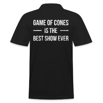 Game of Cones est le meilleur spectacle de tous les temps pour - Polo Homme - noir - Dos - Kai (181cm)