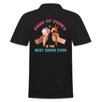 Game of Cones est le meilleur spectacle de tous les temps pour - Polo Homme - noir - Dos - Kai (181cm)