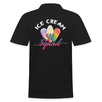 Ice Cream Squad pour les fans de frozen sweet - Polo Homme - noir - Dos - Kai (181cm)