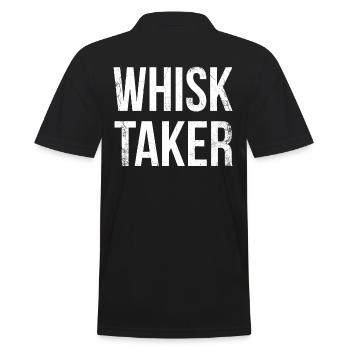 Porte-whiskies pour boulangers ou amateurs de pâtisserie - Polo Homme - noir - Dos - Kai (181cm)