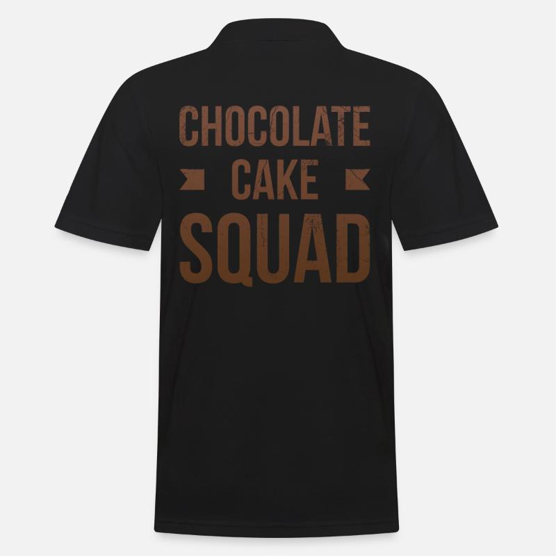 Schokoladenkuchen-trupp Für Bäcker- Oder Backfans - Männer Poloshirt - Schwarz