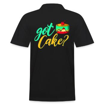 Vous avez du gâteau? Pour les boulangers ou les amateurs de pâtisserie - Polo Homme - noir - Dos - Kai (181cm)