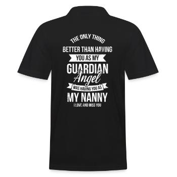 The only thing that is better than you than mine - Men's Polo Shirt - black - Back - Kai (181cm)